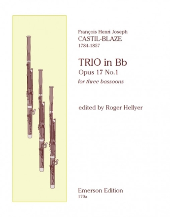 Trio B-Dur op.17,1 f�r 3 Fagotte Stimmen