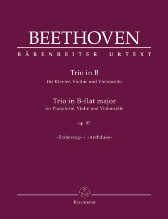 Trio B-Dur op.97 f�r Klavier, Violine und Violoncello Stimmen