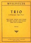 Trio B flat major op.1,4 for flute, violin and piano (2 violins and piano)