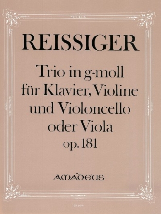 Trio brillant g-Moll op.181 f�r Klavier, Violine und Cello (Viola)