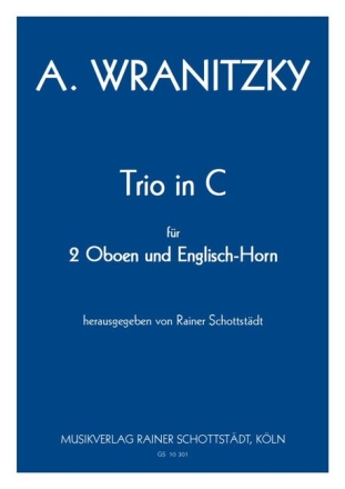 Trio C-Dur f�r 2 Oboen und Englischhorn Partitur und Stimmen