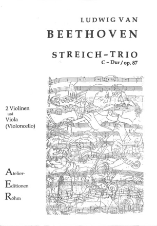Trio C-Dur op.87 f�r 2 Violinen und Viola (Violoncello) Stimmen