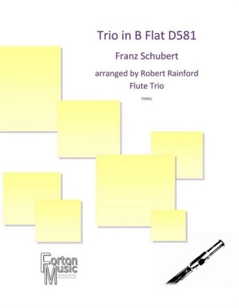 Trio D 581 for 2 flutes and alto flute Set of parts