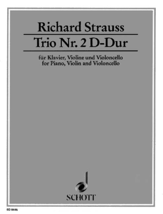 Trio D-Dur Nr.2 o.op. AV53 (1878) f�r Violine, Violoncello und Klavier Stimmen