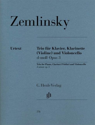 Trio d-Moll op.3 f�r Klarinette (Violine), Violoncello und Klavier Stimmen