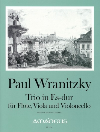 Trio Es-Dur f�r Fl�te, Viola und Violoncello Partitur und Stimmen