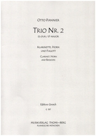 Trio Es-Dur Nr.2 f�r Klarinette, Horn und Fagott Stimmen
