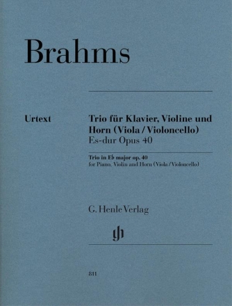 Trio Es-Dur op.40 f�r Horn (Viola/Violoncello), Violine und Klavier Stimmen