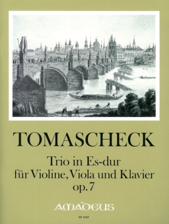 Trio Es-Dur op.7 f�r Violine, Viola und Klavier Partitur und Stimmen