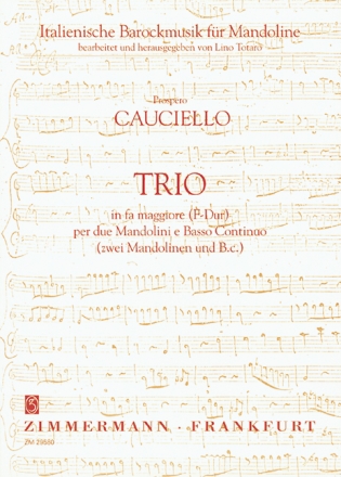 Trio F-Dur f�r 2 Mandolinen und Bc
