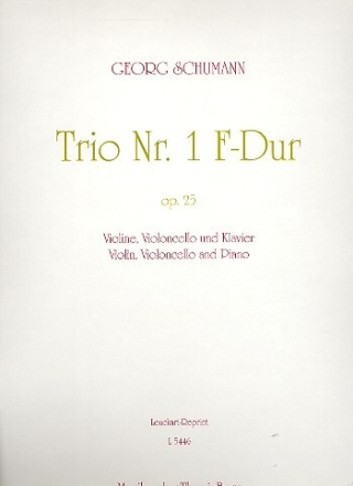 Trio F-Dur Nr.1 op.25 f�r Violine, Violoncello und Klavier Stimmen