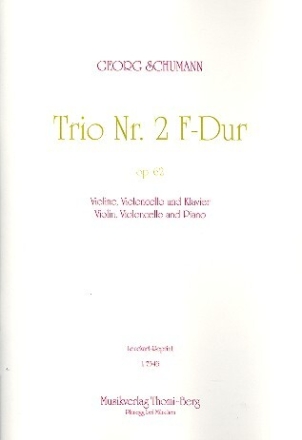 Trio F-Dur Nr.2 op.62 f�r Violine, Violoncello und Klavier Stimmen