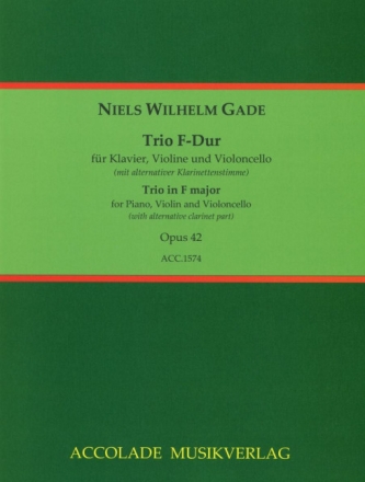 Trio F-Dur op.42 f�r Violine (Klarinette), Violoncello und Klavier Stimmen