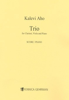 Trio for clarinet, viola and Piano score