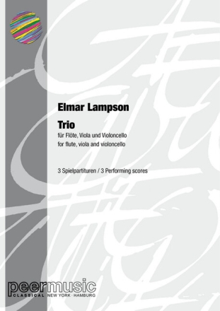 Trio f�r Fl�te, Viola und Violoncello 3 Spielpartituren