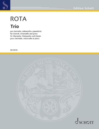 Trio f�r Klarinette, Violoncello und Klavier Partitur und Stimmen