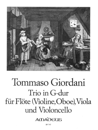 Trio G-Dur f�r Fl�te, Viola und Violoncello,  Stimmen