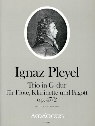 Trio G-Dur op.47,2 f�r Fl�te, Klarinette und Fagott, Partitur+Stimmen