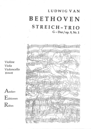 Trio G-Dur op.9,1 f�r Violine, Viola und Violoncello Stimmen