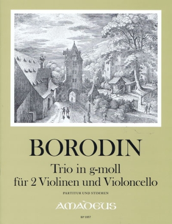 Trio g-Moll f�r 2 Violinen und Violoncello Partitur und Stimmen
