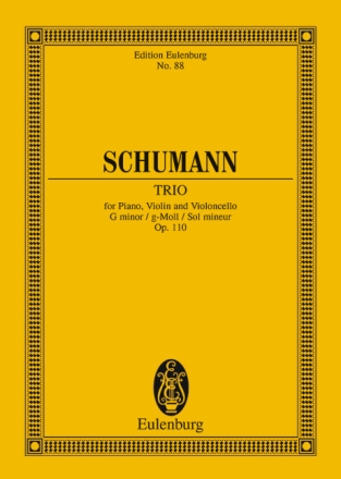 Trio g-Moll op.110 f�r Violine, Cello und Klavier Studienpartitur