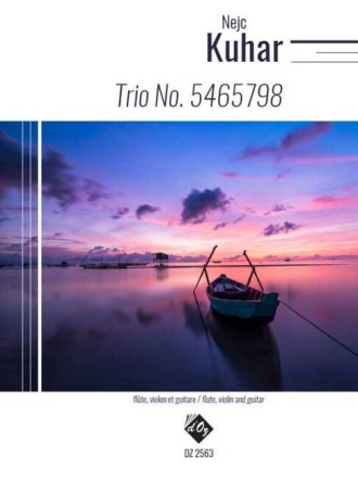 Trio No.5465798 for flute, violin and guitar score and parts