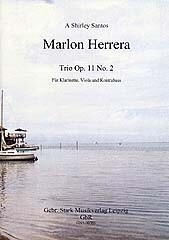 Trio op.11,2 f�r Klarinette, Viola und Kontrabass Partitur und Stimmen
