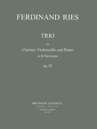 Trio op.28 f�r Klarinette, Violoncello und Klavier
