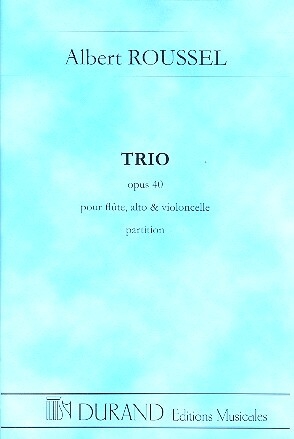 Trio op.40 pour fl�te, alto et violoncelle partition miniature