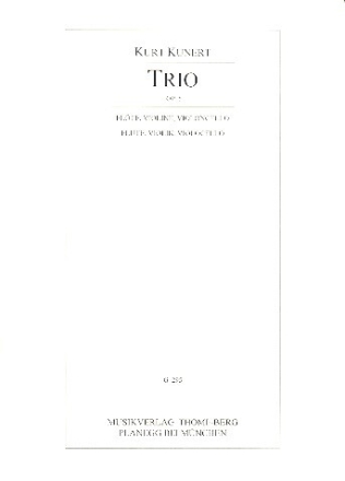 Trio op.5 f�r Fl�te, Violine, Violoncello Stimmen