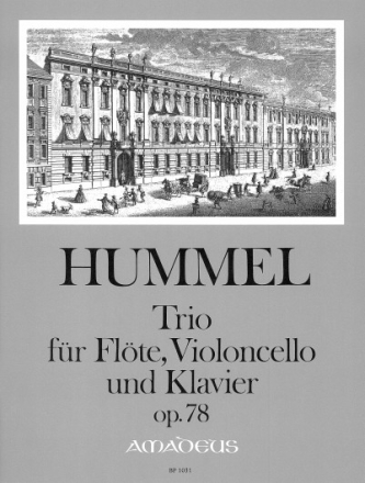 Trio op.78 f�r Fl�te, Violoncello und Klavier Partitur und Stimmen