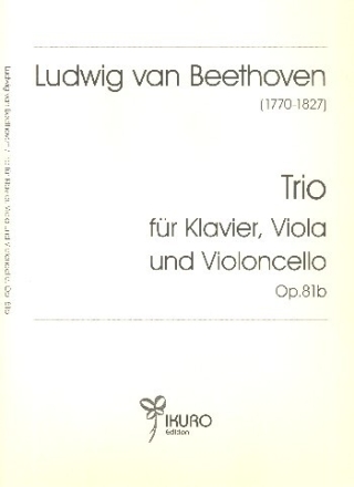 Trio op.81b (2 Fassungen) f�r Viola, Violoncello und Klavier Stimmen