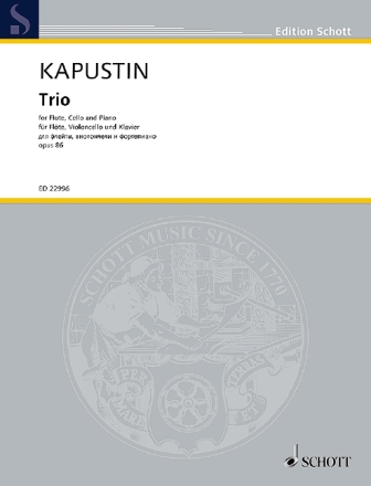 Trio op.86 f�r Fl�te, Violoncello und Klavier Stimmen