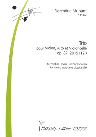 Trio op.87 f�r Violine, Viola und Violoncello Partitur und Stimmen