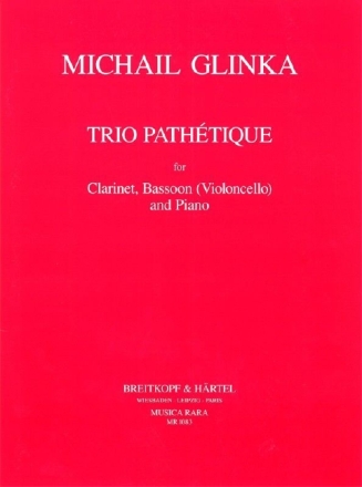 Trio path�tique d-Moll f�r Klarinette, Fagott (Violoncello) und Klavier Stimmen