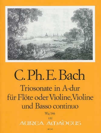 Triosonate A-Dur WQ146 f�r Fl�te, Violine und Bc