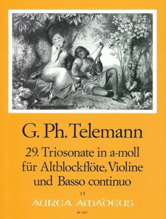 Triosonate a-Moll op.29 f�r Altblockfl�te, Violine und Bc