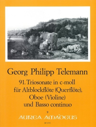 Triosonate c-Moll Nr.91 f�r Altblockfl�te, Oboe und Bc