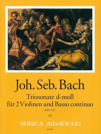 Triosonate d-Moll BWV527 f�r 2 Violinen und Bc Partitur und Stimmen