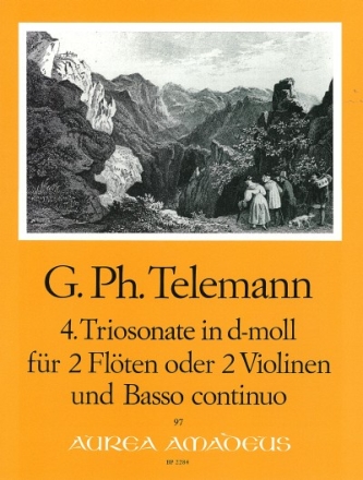 Triosonate d-Moll Nr.4 f�r 2 Fl�ten und Bc