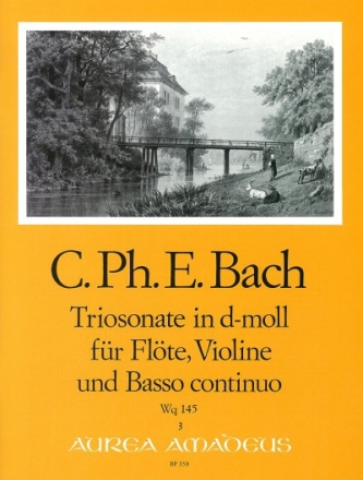 Triosonate d-Moll WQ145 f�r Fl�te, Violine und Bc