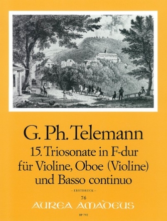 Triosonate F-Dur Nr.15 f�r Voline, Oboe (Violine) und Bc