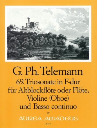 Triosonate F-Dur Nr.69 f�r Altblockfl�te (Fl�te), Violine (Oboe) und Bc