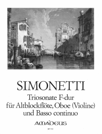 Triosonate F-Dur op.51 f�r Altblockfl�te, Oboe (Vl) und Bc