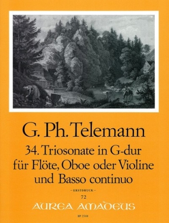 Triosonate G-Dur Nr.34 f�r Fl�te, Oboe (Violine) und Bc