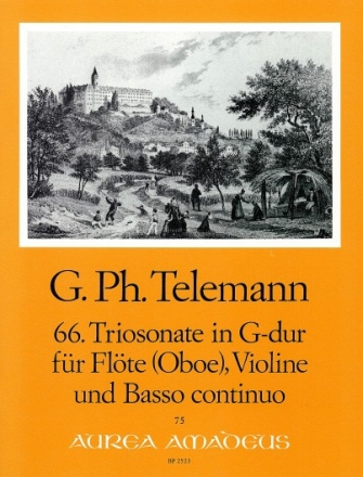 Triosonate G-Dur Nr.66 f�r Fl�te (Oboe), Violine und Bc Stimmen