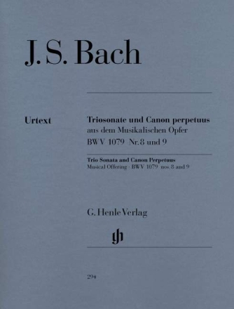 Triosonate und Canon perpetuus aus dem Musiklaischen Opfer BWV1079,8-9 f�r Fl�te, Violine und Bc