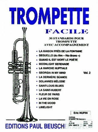 TROMPETTE FACILE: 30 STANDARDS pour trompette V E R G R I F F E N  1/01 CB