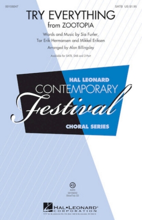 Try Everything for 2-part choir choral score