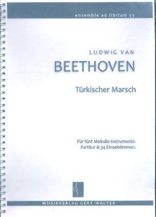 T�rkischer Marsch f�r flexibles Ensemble Partitur und Stimmen